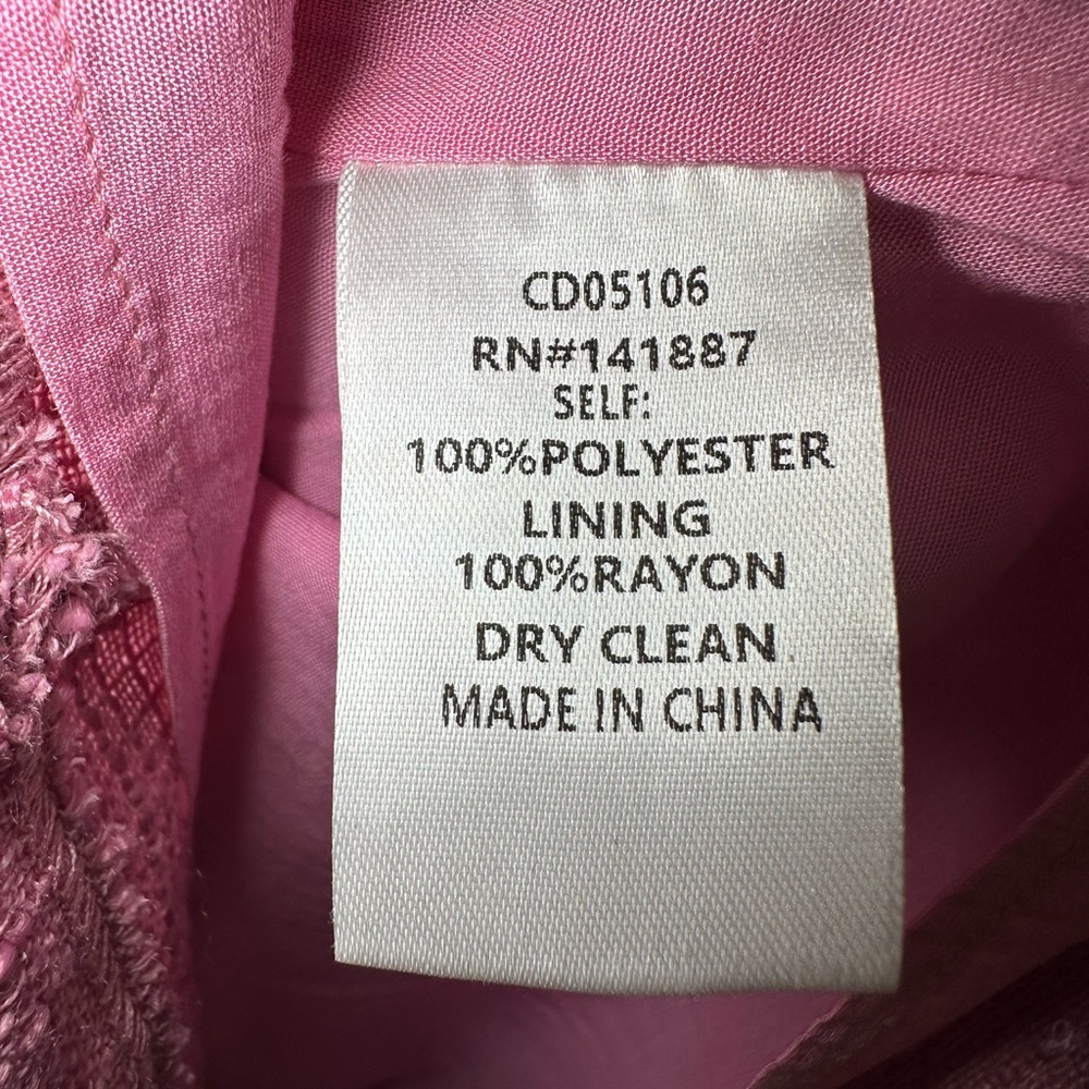 TCEC Pink Colony Tweed Mini Dress - Picture 8 of 11